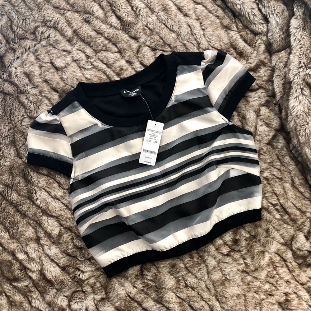 bebe crop top NWT